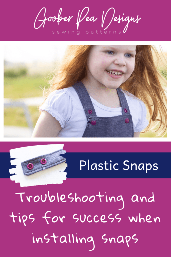 How to Install Plastic Snaps: common mistakes and how to fix them - Goober  Pea Designs